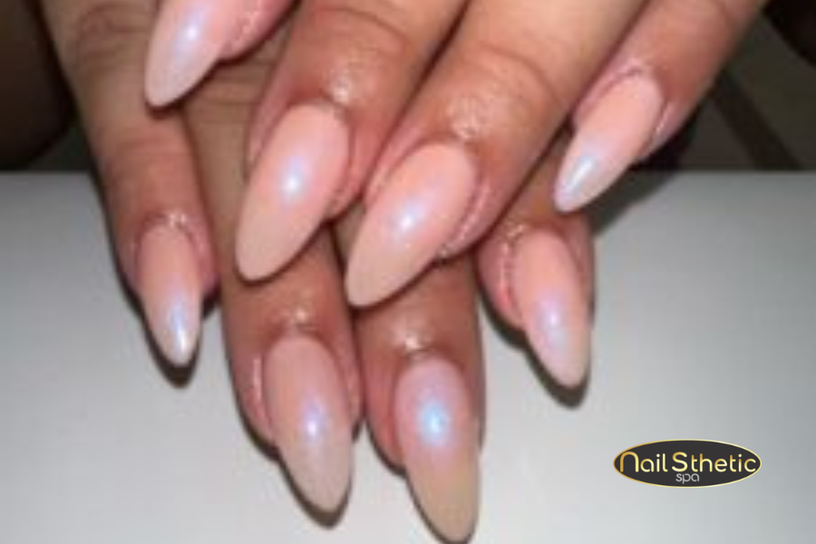 Hard gel manicure