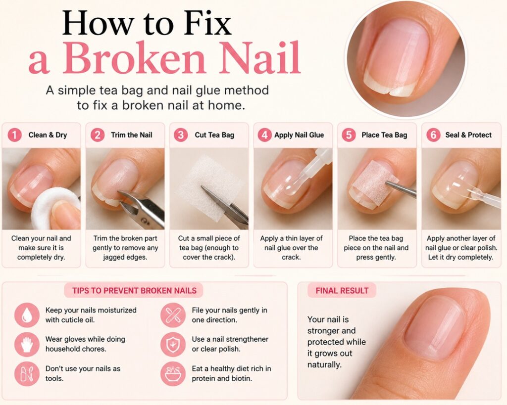 How to Fix a Broken Nail