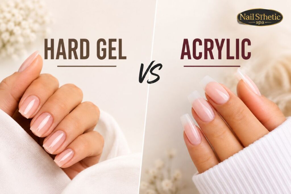 Hard Gel vs Acrylic Nails Comparison