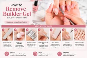 How to remove builder gel and protect your natural nails